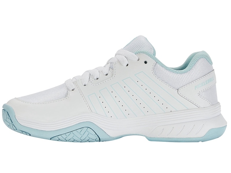 White / Blue K-Swiss COURT EXPRESS Women's Pickleball Shoes | MRGWF-0281