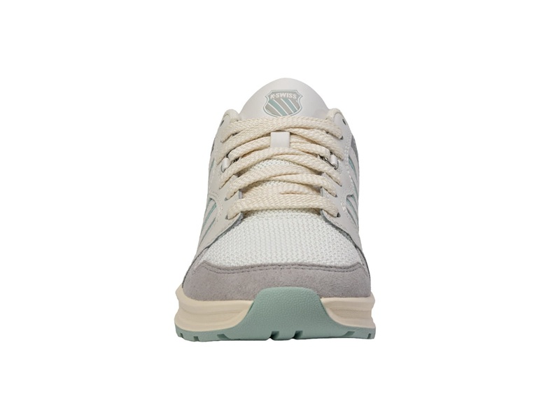 White / Green K-Swiss RIVAL TRAINER T Women's Lifestyle Shoes | XEMYU-8913