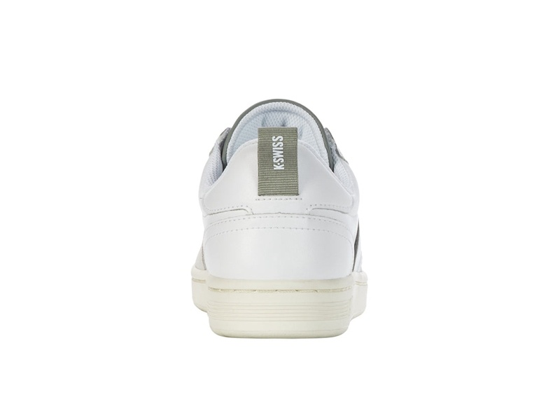 White / Grey K-Swiss LOZAN MATCH LTH Men's Lifestyle Shoes | UVGWP-0741