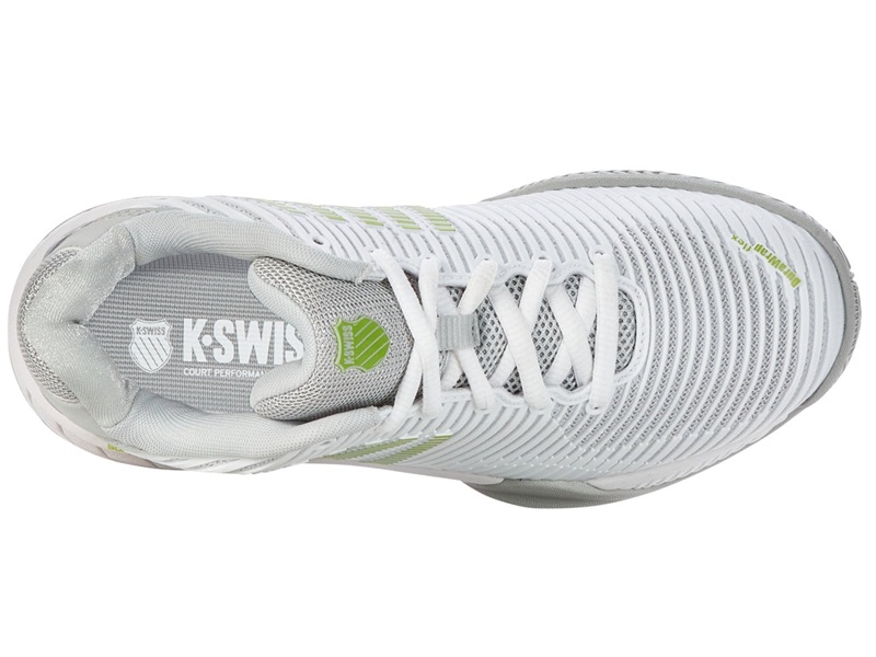 White / Grey Purple K-Swiss HYPERCOURT EXPRESS 2 Women's Tennis | IFBVD-6982