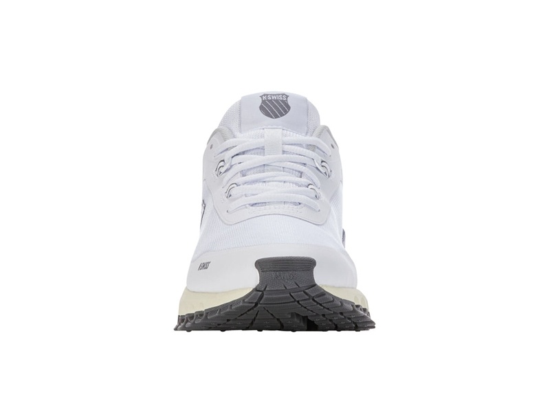 White / Grey / Grey K-Swiss TUBES GRIP Men's Lifestyle Shoes | HEDVF-8351