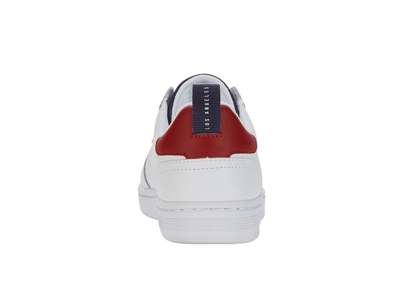 White / Navy K-Swiss LOZAN MATCH LTH Men's Lifestyle Shoes | AZEIM-8719