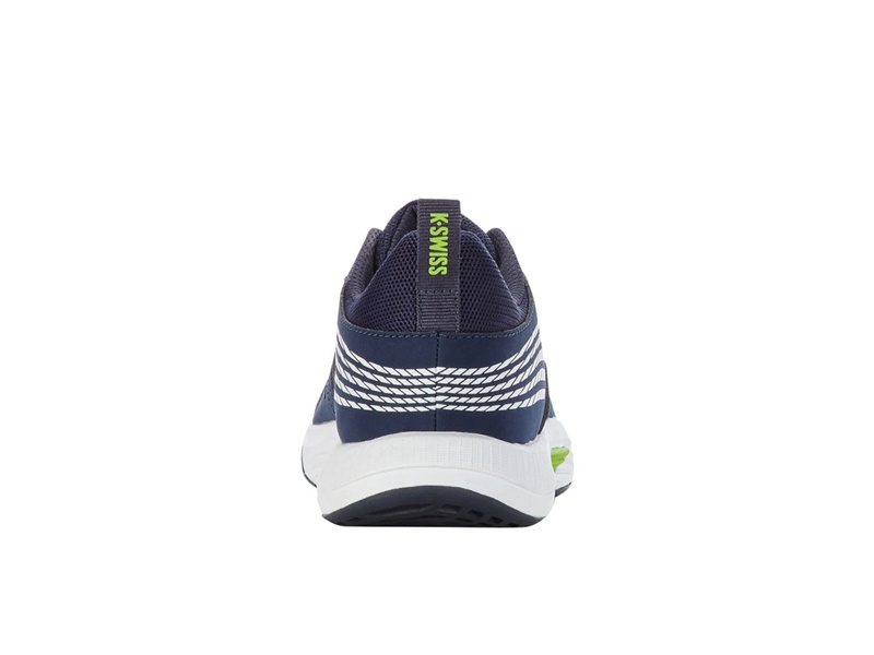 White / Navy / Light Green K-Swiss SPEEDTRAC Kids' Tennis | LFDPY-0893