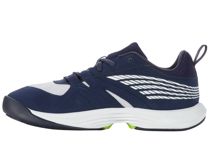 White / Navy / Light Green K-Swiss SPEEDTRAC Kids' Tennis | LFDPY-0893