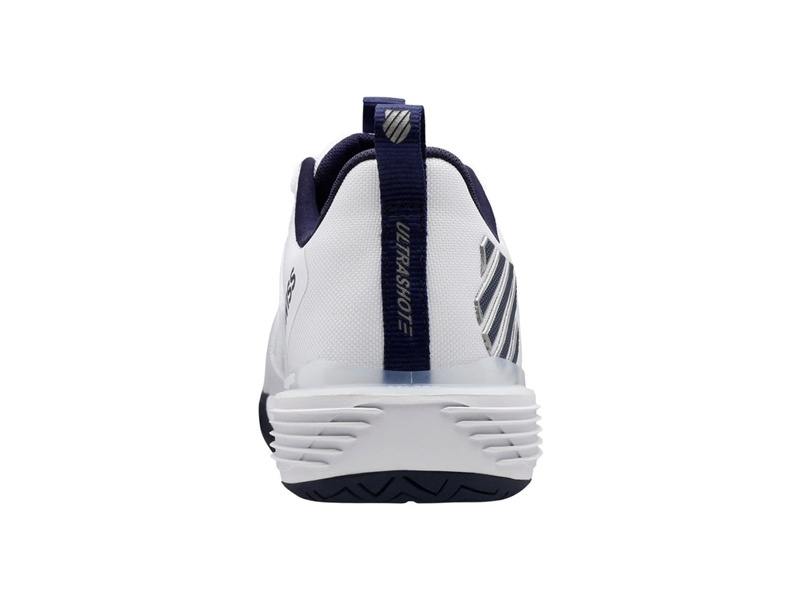 White / Navy / Silver K-Swiss ULTRASHOT 3 Men's Tennis | MZXPY-8250