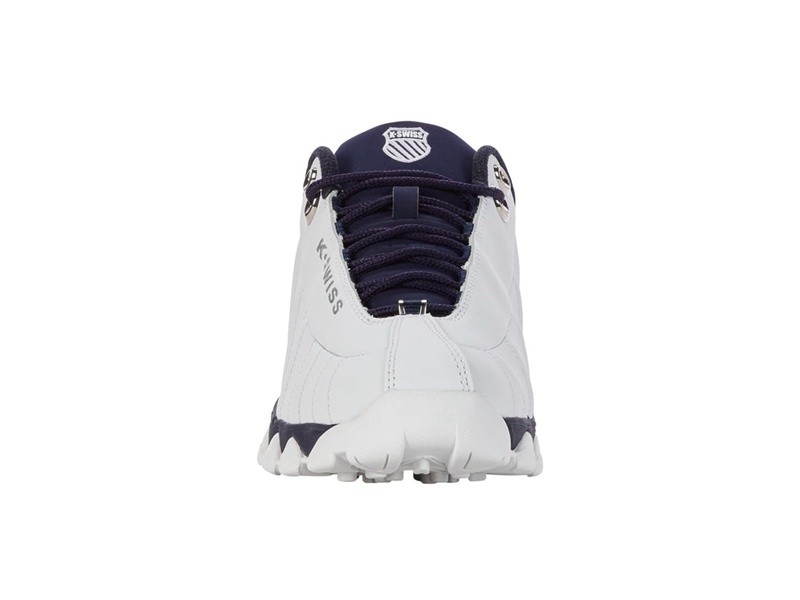 White / Navy / White K-Swiss ST329 CMF Men's Lifestyle Shoes | KZXIY-5347