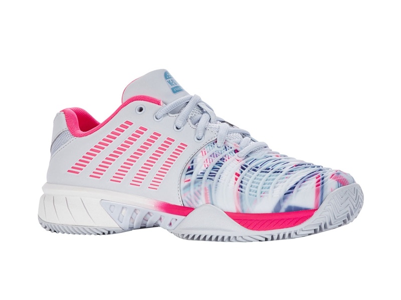 White / Pink K-Swiss EXPRESS LIGHT 3 PADEL Women's Lifestyle Shoes | GTCNX-5731