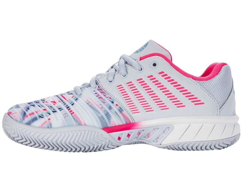 White / Pink K-Swiss EXPRESS LIGHT 3 PADEL Women's Lifestyle Shoes | GTCNX-5731