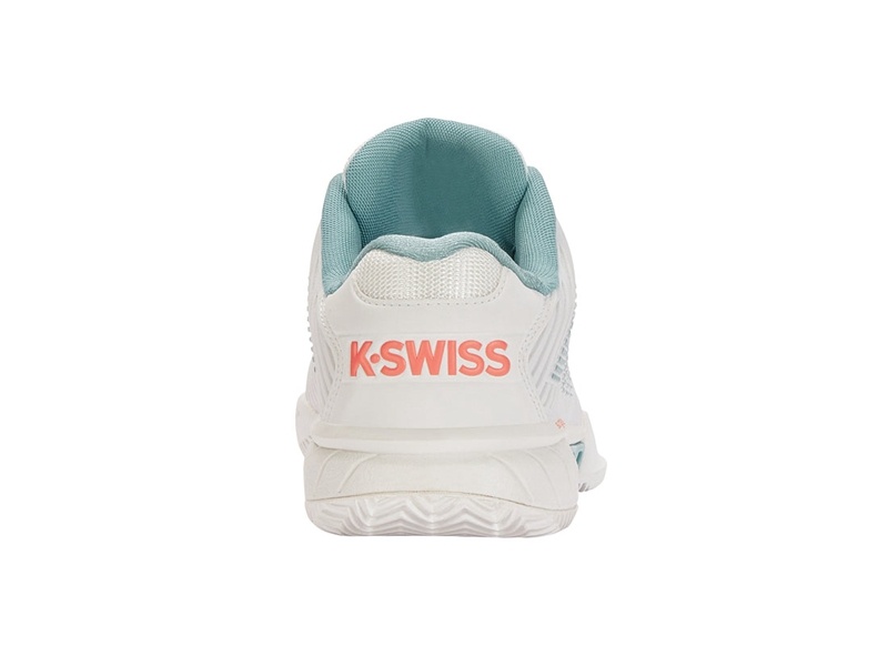 White / Pink / Blue K-Swiss HYPERCOURT EXPRESS 2 HB Women's Tennis | BNGOL-3861