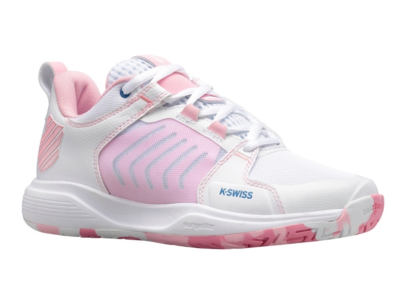 White / Purple Pink K-Swiss ULTRASHOT TEAM Women's Tennis | FNVZC-3205