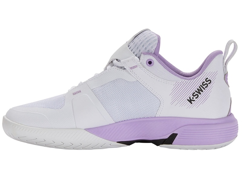 White / Purple Rose K-Swiss ULTRASHOT TEAM Women's Tennis | HBRIW-4632