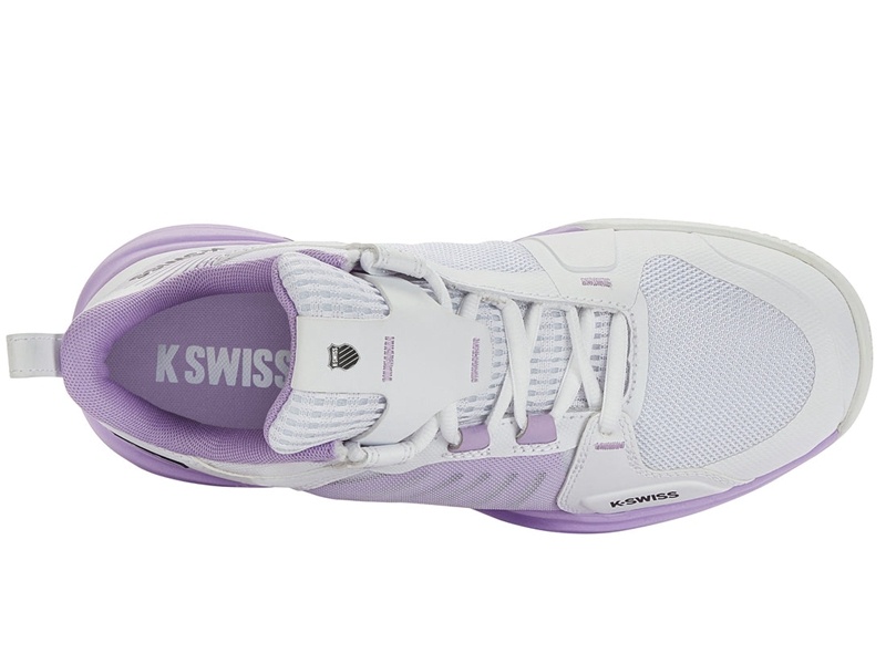 White / Purple Rose K-Swiss ULTRASHOT TEAM Women's Tennis | HBRIW-4632