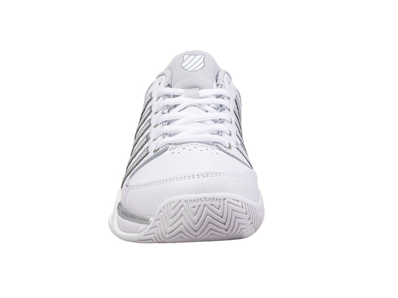 White / Silver K-Swiss HYPERCOURT EXPRESS LEATHER Women's Tennis | EOIVX-2514